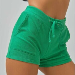 NEVER WORN Blackbough Green Athletic Shorts High-Waisted Drawstring